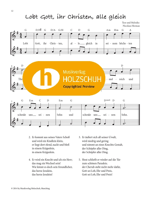 Lobt Gott, ihr Christen, alle gleich